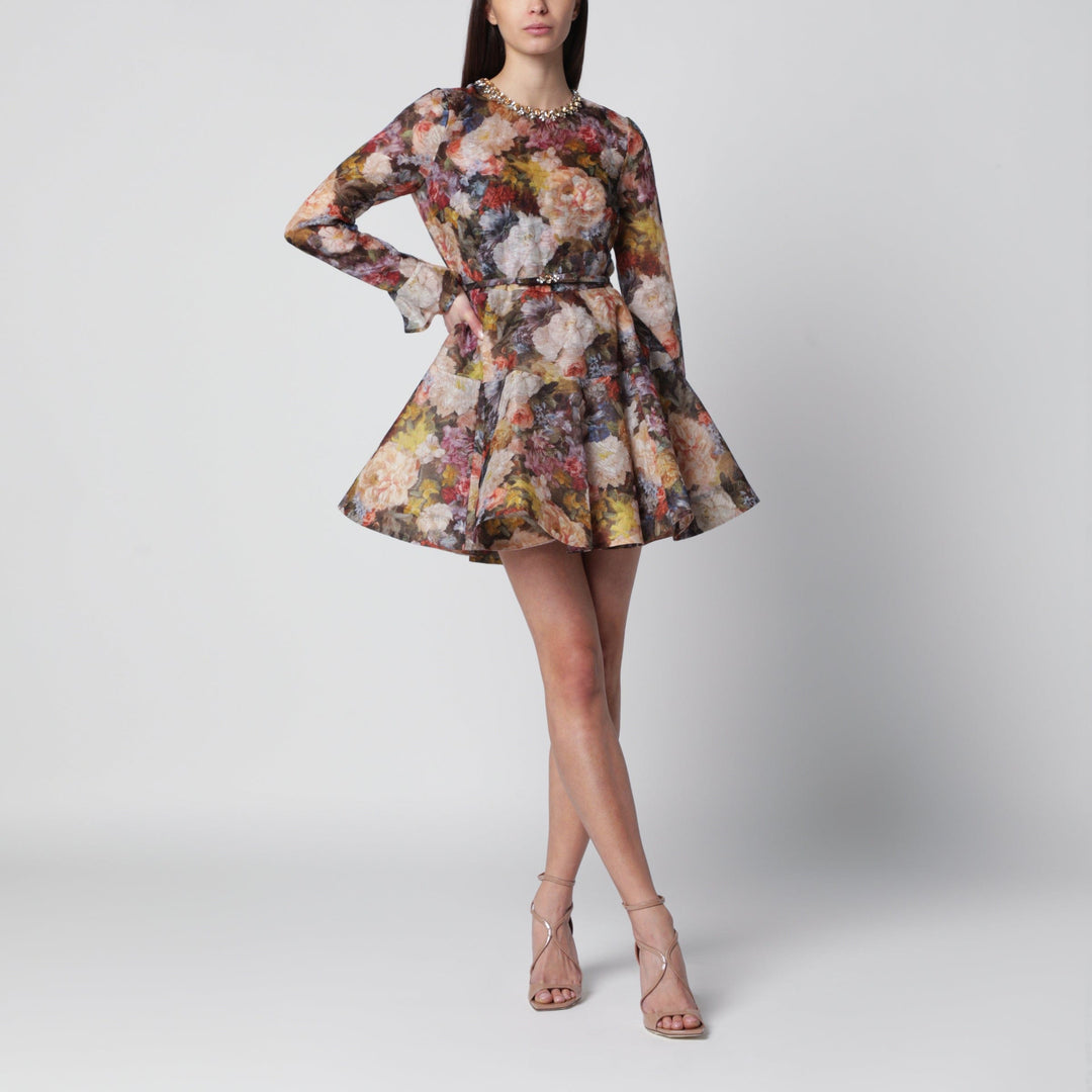Apparel &amp; Accessories ZIMMERMANN - Alchemy peplum mini dress with floral print Brand