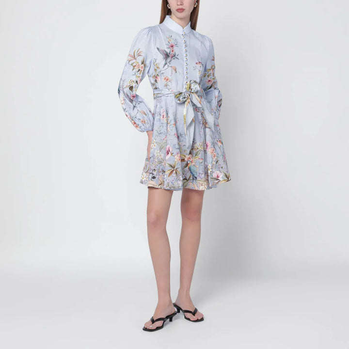 ZIMMERMANN - Rebellion blue Aviary mini dress Brand Apparel &amp; Accessories 3