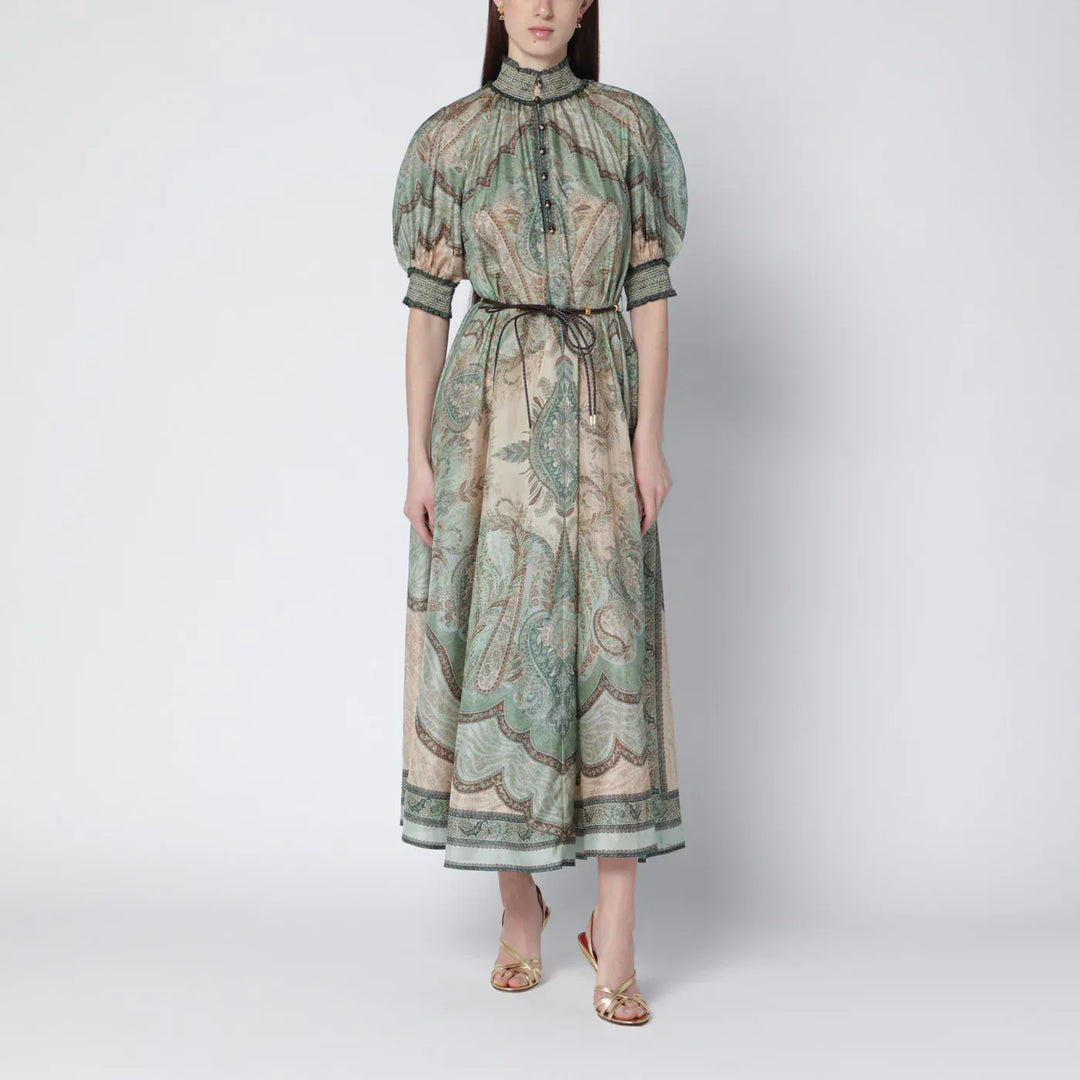 ZIMMERMANN - Wanderlust Billow dress with tapestry print Brand Apparel &amp; Accessories 3