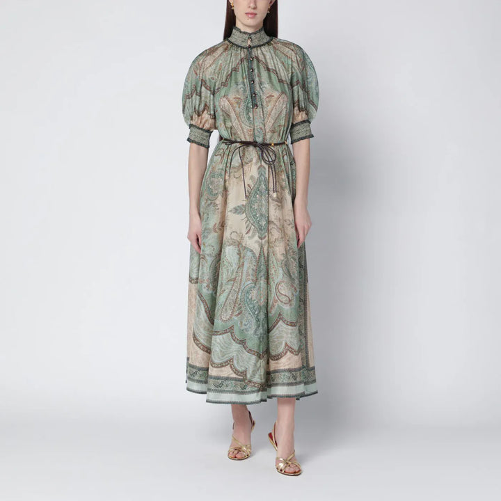 ZIMMERMANN - Wanderlust Billow dress with tapestry print Brand Apparel &amp; Accessories 3