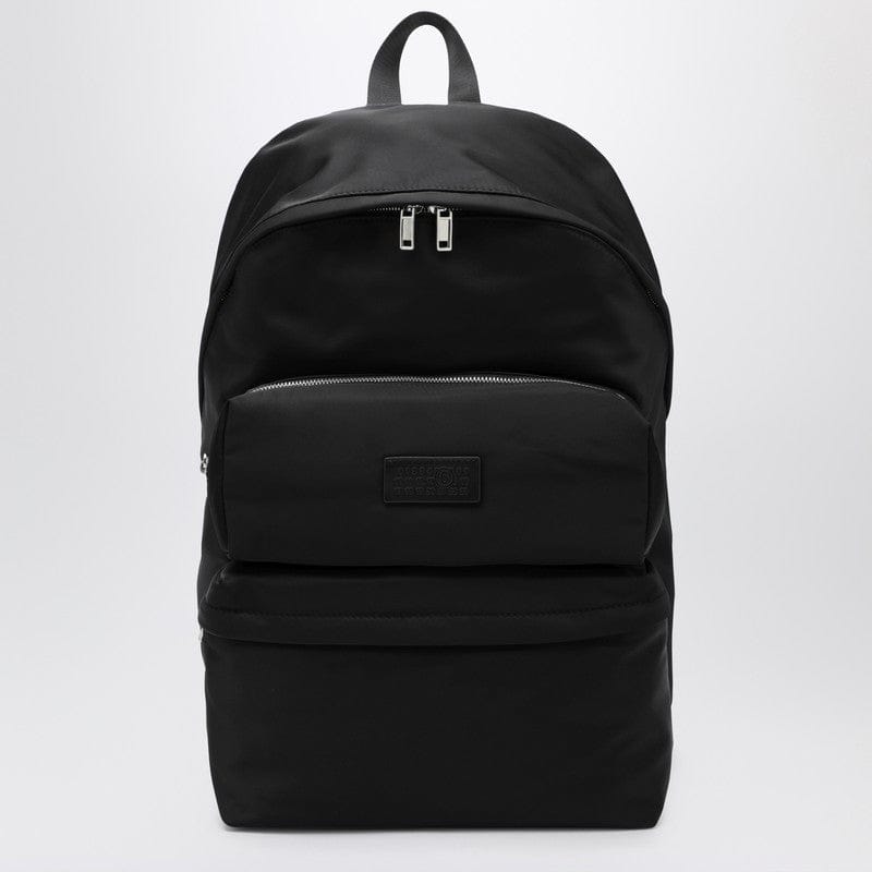 Backpacks MM6 Maison Margiela - Numeric black nylon backpack - One size Brand