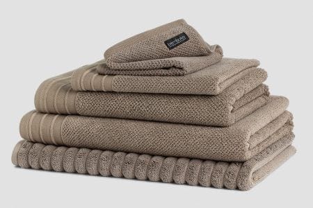 Bemboka Bath Sheets Bemboka Pure Cotton Bath Sheet - Jacquard Mocha Brand