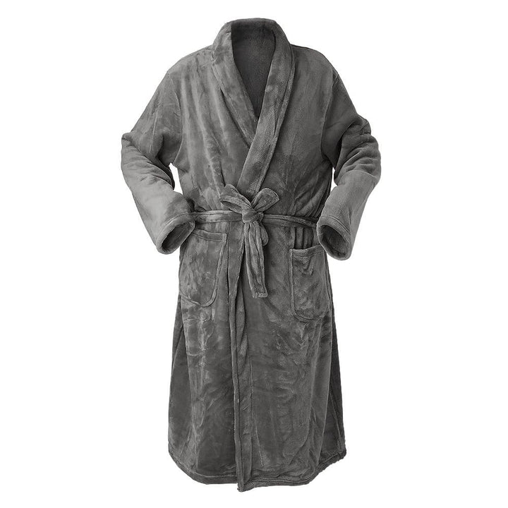 Brogo Bathrobe Brogo Microfiber Supersoft Woven Bathrobe Grey L/XL Brand