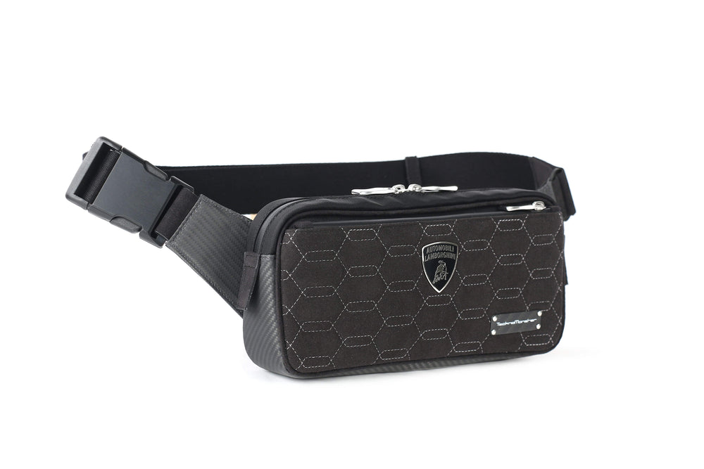 Lamborghini Belt Bag Lamborghini Zingo Belt Bag Carbon Fiber and Alcantara Brand