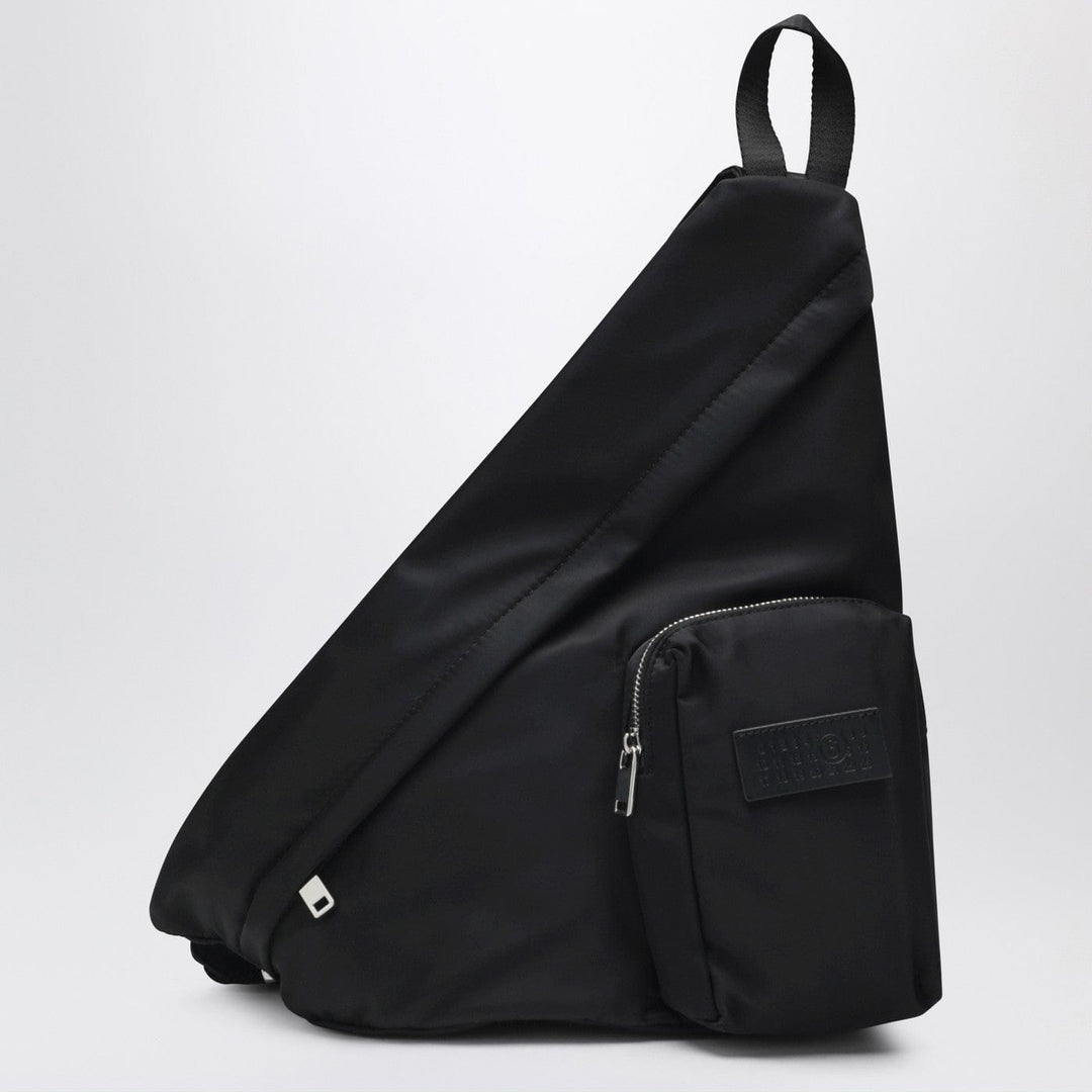 Belts TU MM6 Maison Margiela - Black nylon belt bag Brand