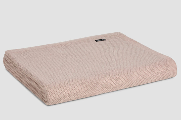 Bemboka Blankets Blush Bemboka Moss Stitch Cotton Baby Cot Blankets Bemboka Moss Stitch Cotton Baby Cot Blankets I Luxury Bedding Australia Brand