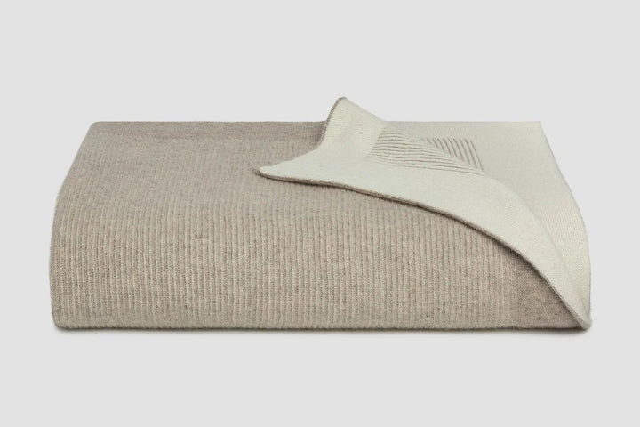 Bemboka Blankets Super King 220x280 Wheat/Natural Bemboka Reversible Rib Angora & Merino Wool Blankets Pre-Shrunk Brand