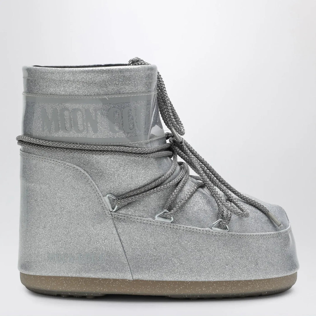 Moon Boot - Silver Icon Low boots with glitter Brand Boots 36/38