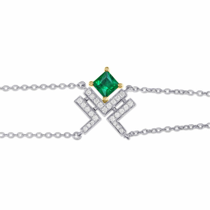 LEIBISH LEGACY Princess Emerald Bracelet Brand Bracelet