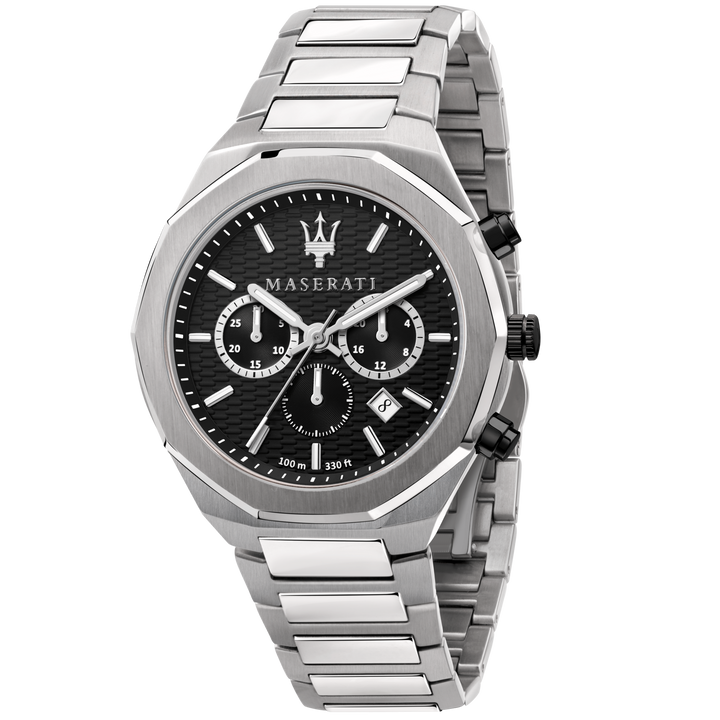 Maserati Chronograph Maserati Stile Silver Chronograph Watch Brand