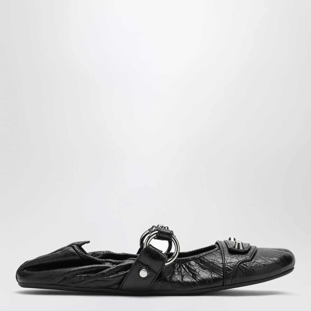 City black ballet flats in Arena lambskin leather Brand