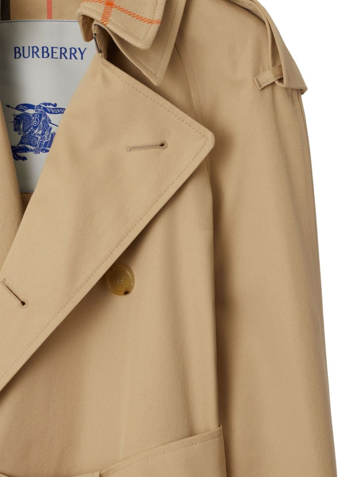 Burberry Coats Burberry Coats Beige Burberry Beige cotton double-breasted coat detachable collar Vintage  Brand