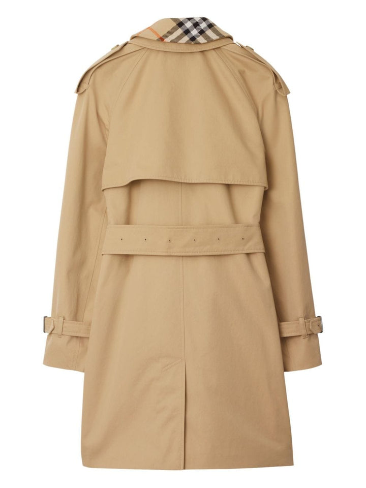 Burberry Coats Burberry Coats Beige Burberry Beige cotton double-breasted coat detachable collar Vintage  Brand