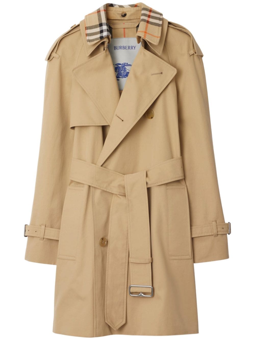 Burberry Coats Burberry Coats Beige Burberry Beige cotton double-breasted coat detachable collar Vintage  Brand