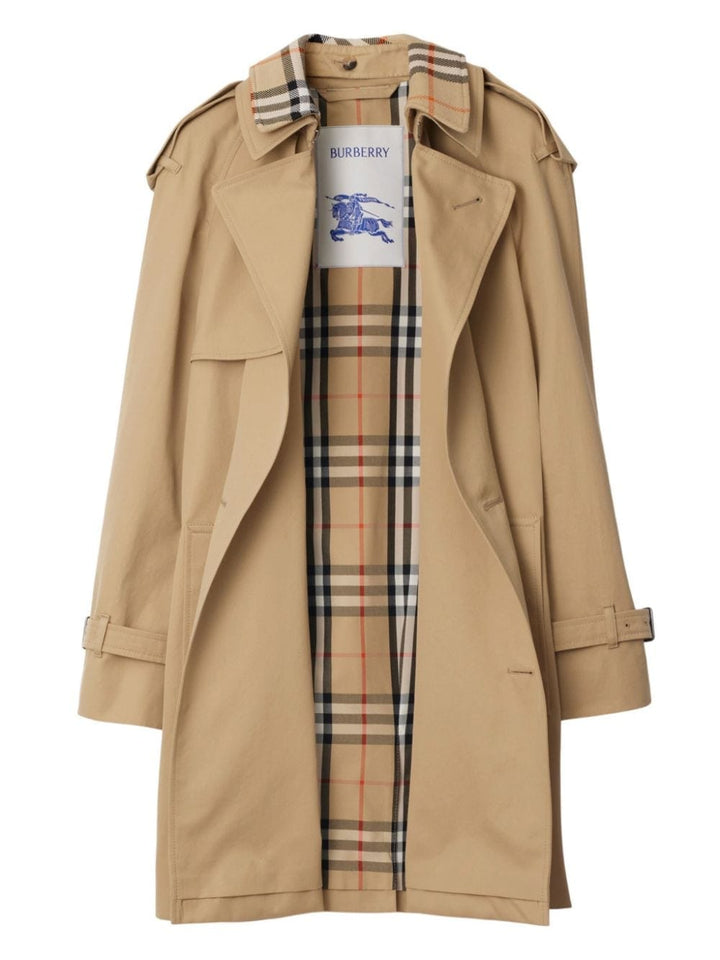 Burberry Coats Burberry Coats Beige Burberry Beige cotton double-breasted coat detachable collar Vintage  Brand