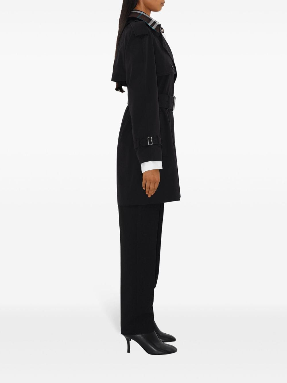 Burberry Coats Burberry Gabardine Coats Black Burberry Gabardine Coats Black Brand