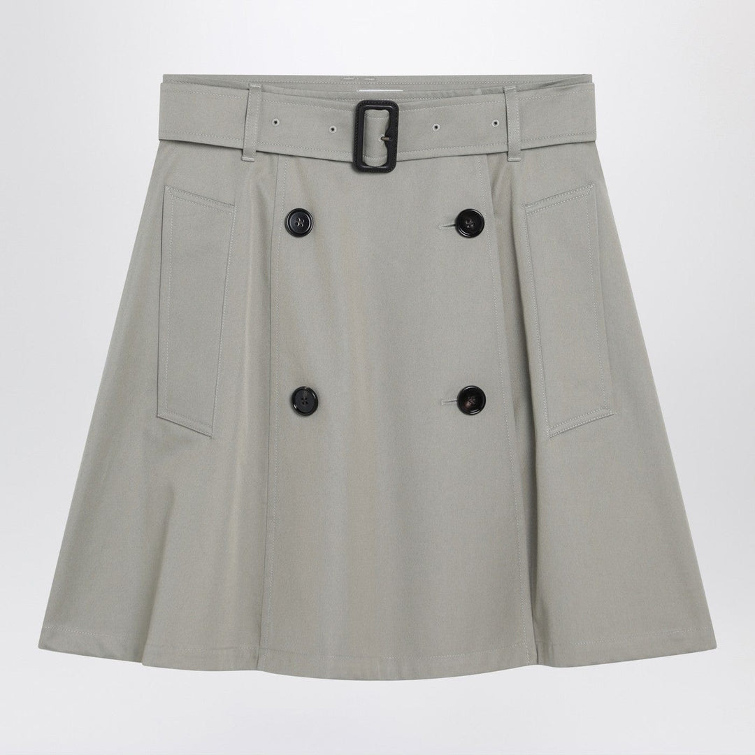 Coats &amp; Jackets Burberry - Beige trench mini skirt in gabardine Brand