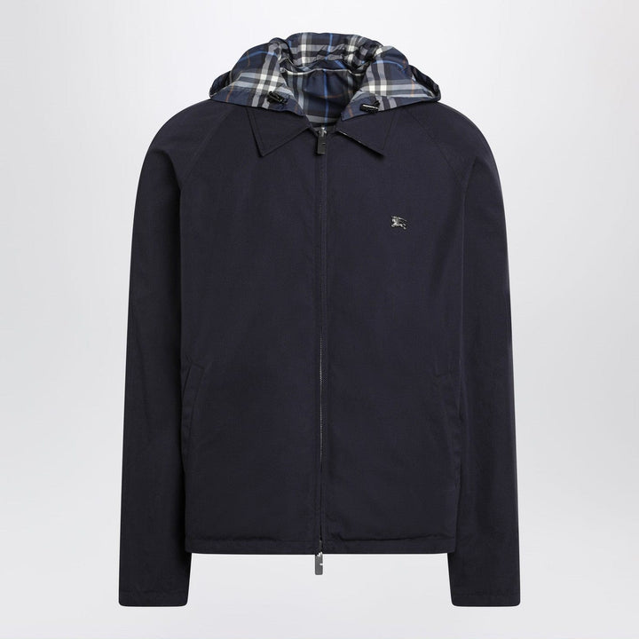 Coats &amp; Jackets Burberry - Blue reversible cotton jacket with Check pattern Brand