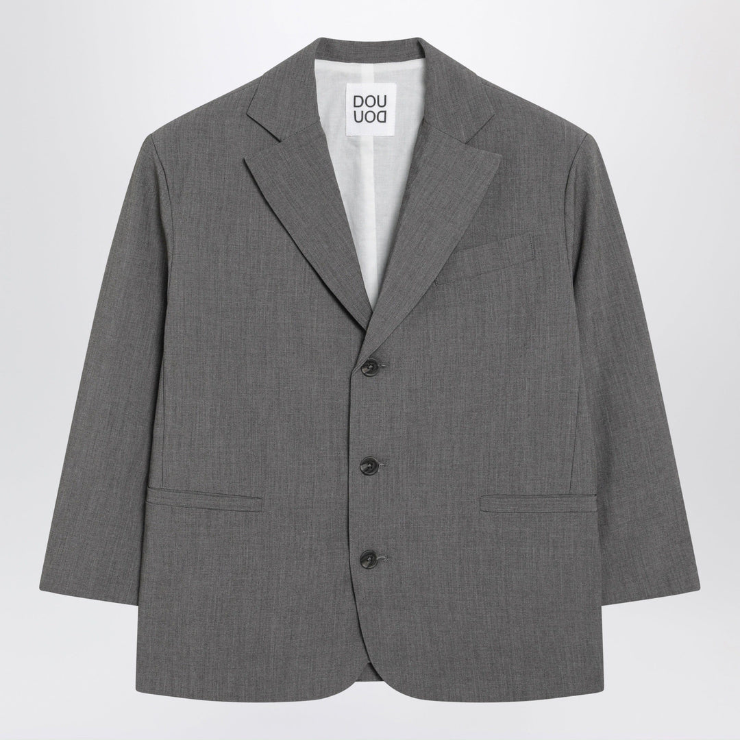 Coats &amp; Jackets 8 Douuod - Grey single-breasted jacket Brand