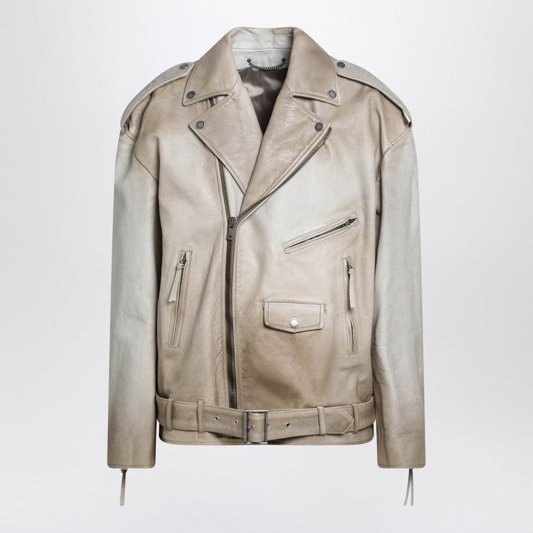 Coats & Jackets S Golden Goose - Beige leather Phoebe jacket Brand