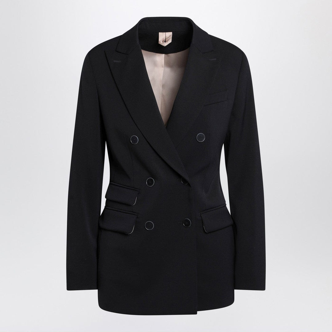Coats & Jackets Max Mara - Blue double-breasted wool jacket Brand
