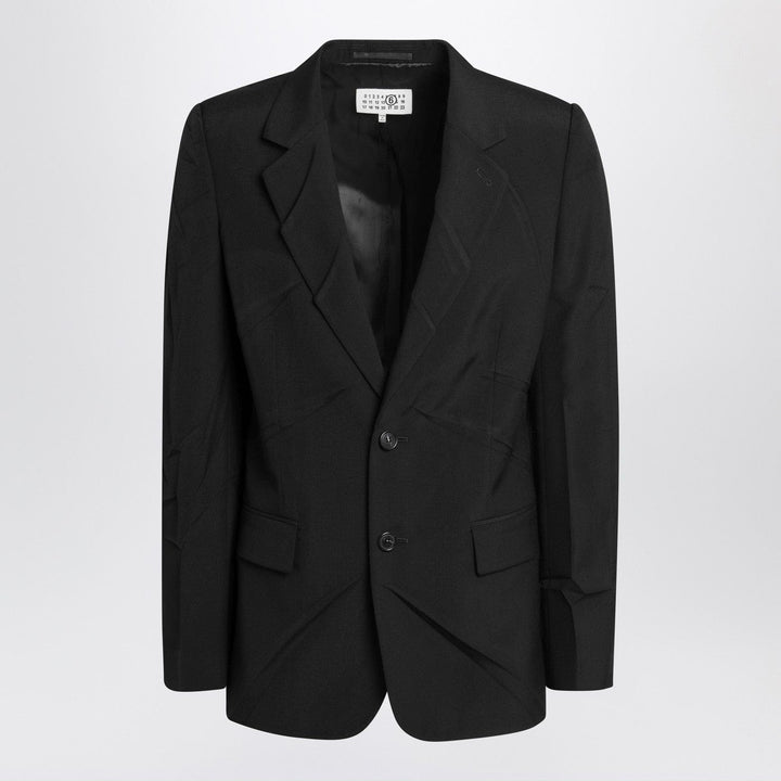 Coats &amp; Jackets MM6 Maison Margiela - Black wool-blend jacket Brand
