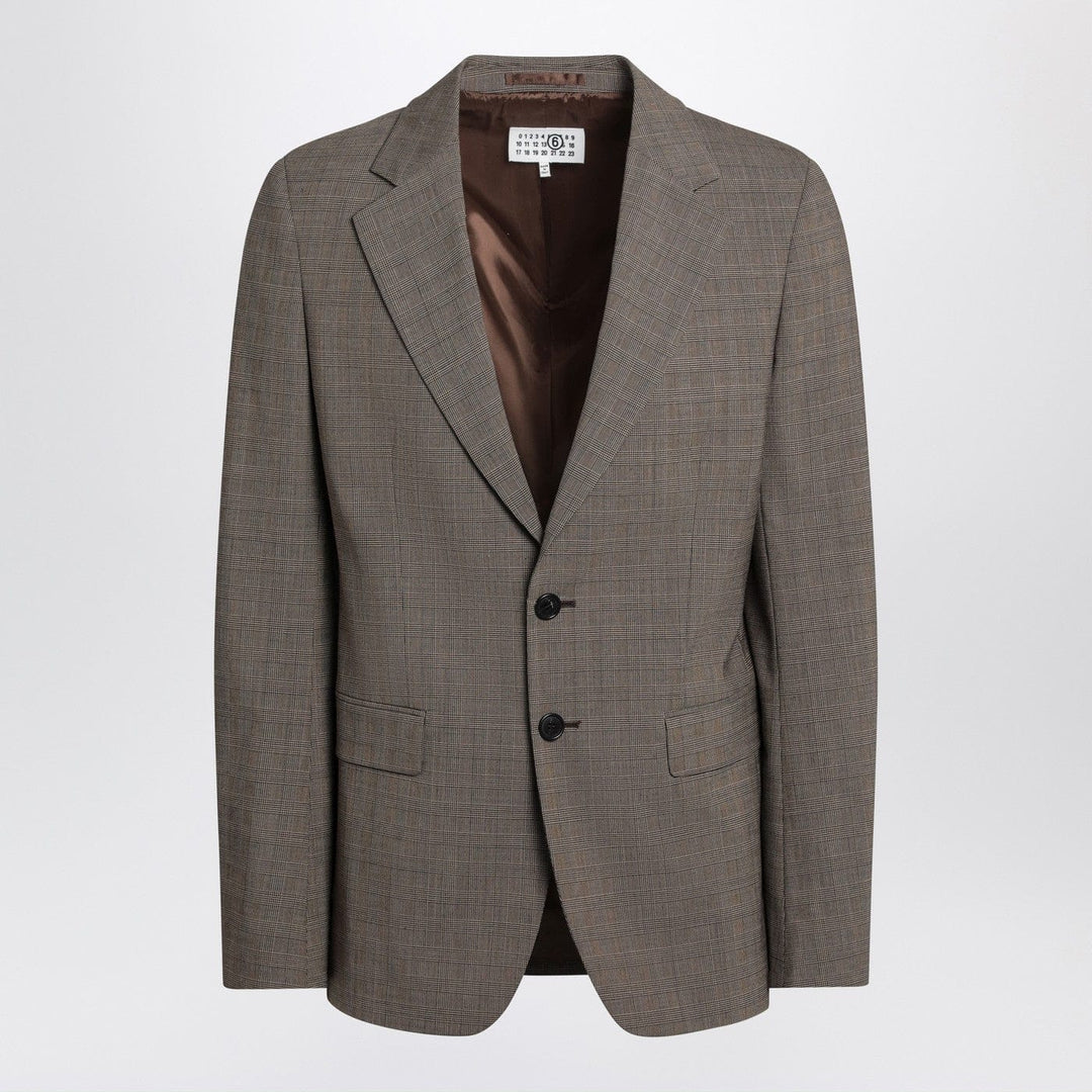 Coats &amp; Jackets 48 IT MM6 Maison Margiela - Single-breasted jacket brown in wool blend Brand