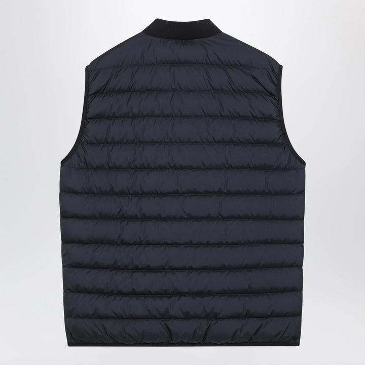 Moncler - Blue quilted Froissel waistcoat Brand Coats &amp; Jackets