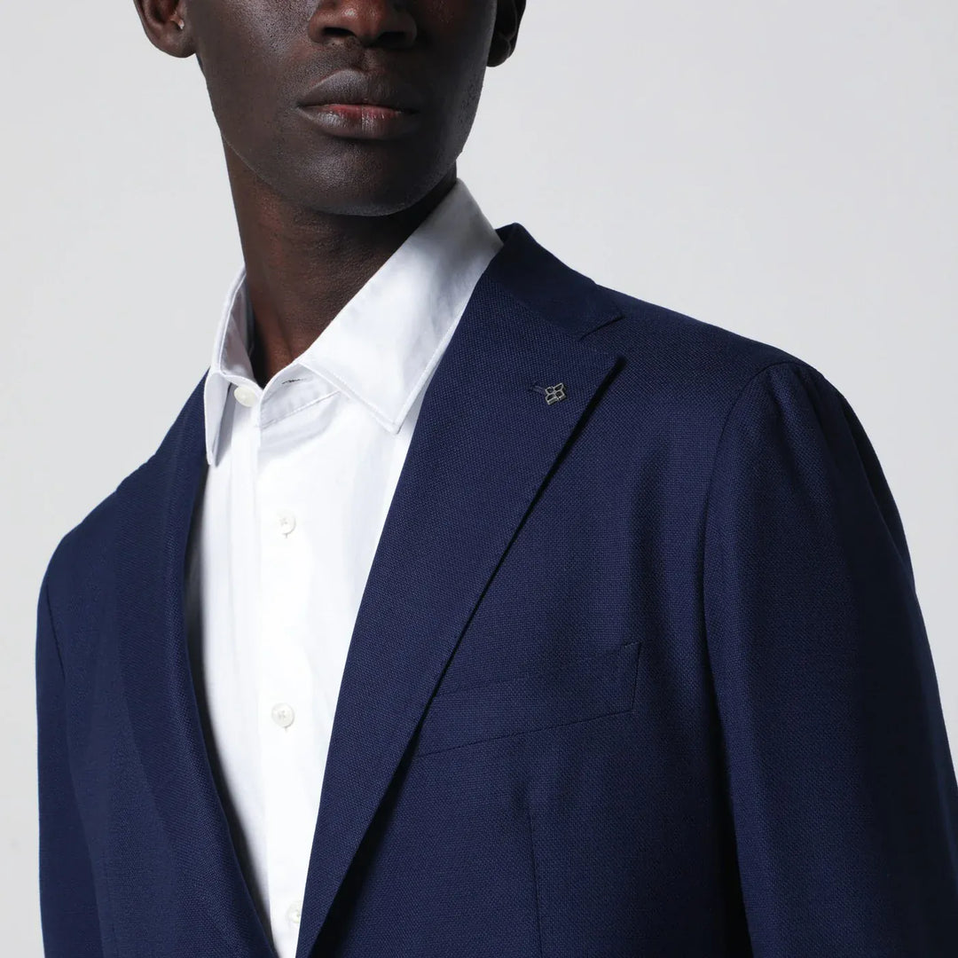Tagliatore - Blueette wool single-breasted jacket Brand Coats &amp; Jackets