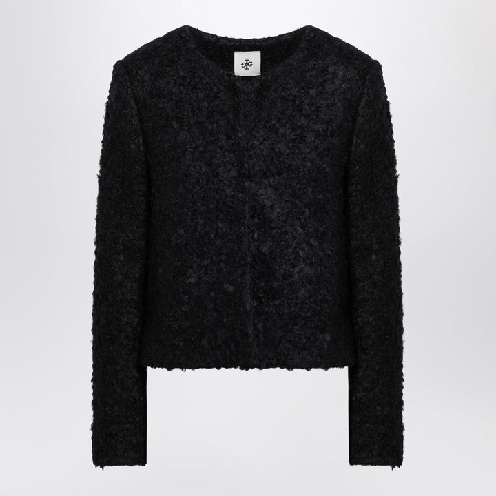Coats &amp; Jackets 12 UK the garment - Recycled wool blend black Vienna jacket Brand