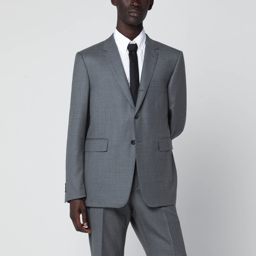 Coats & Jackets Thom Browne - Grey single-breasted wool jacket Brand