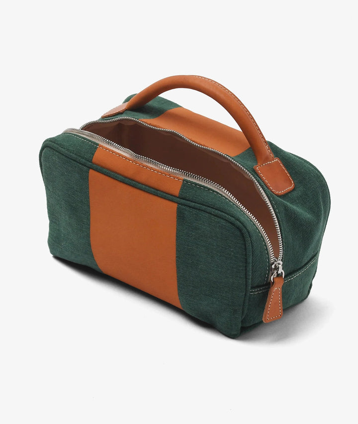 My Style Bags Cosmetic & Toiletry Bags My Style Bags Beauty Case Stripe - Green My Style Bags Personalised Beauty Case Stripe - Green Brand