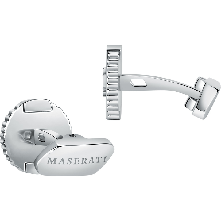 Maserati Cufflinks Maserati Leggenda Silver Cufflinks Brand