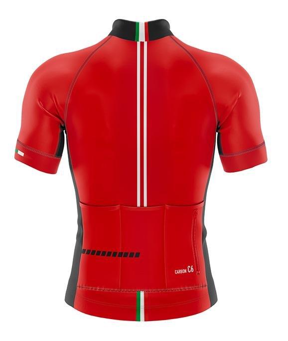 Vardena F1 Red Full Carbon Cycling Jersey