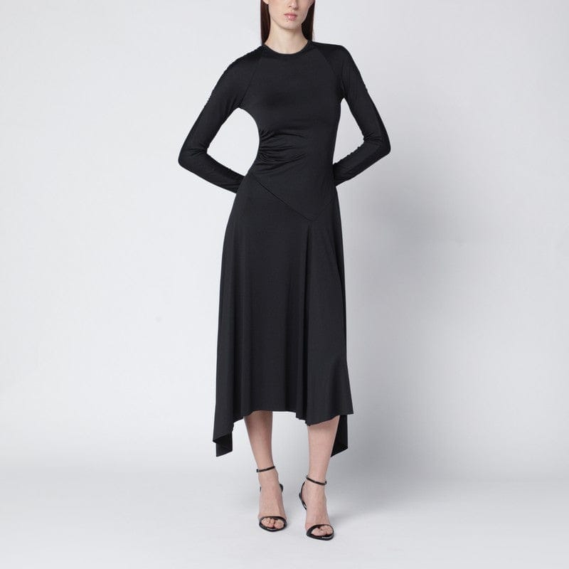 Dresses Victoria Beckham - Black asymmetric midi dress - 10 UK Brand