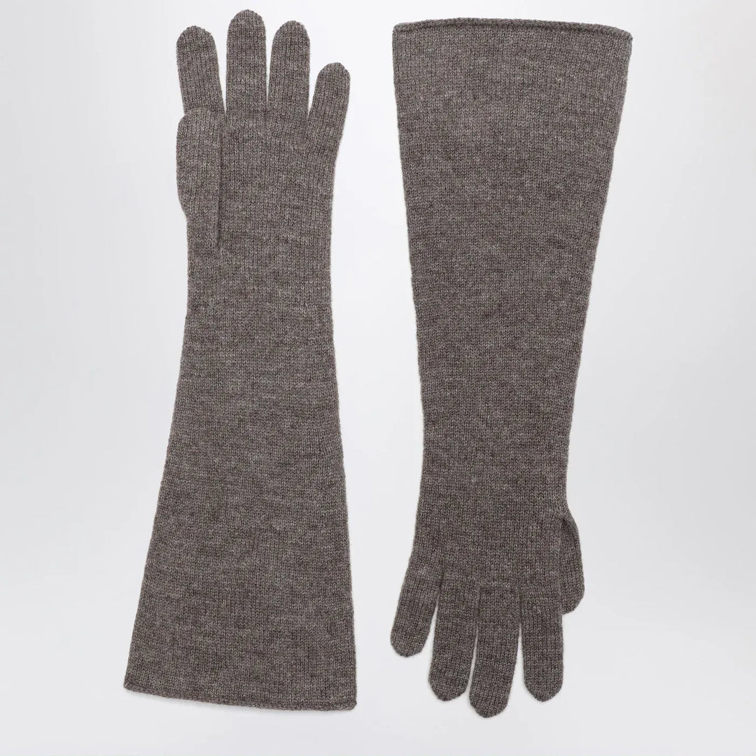 DARKPARK - Brown cashmere gloves Brand Gloves &amp; Mittens TU