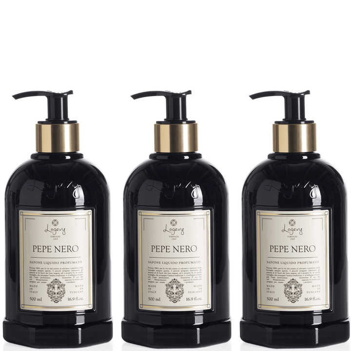 Logevy Black Pepper Hand Wash 500ml Set of 3pcs Brand Hand Wash 500ml