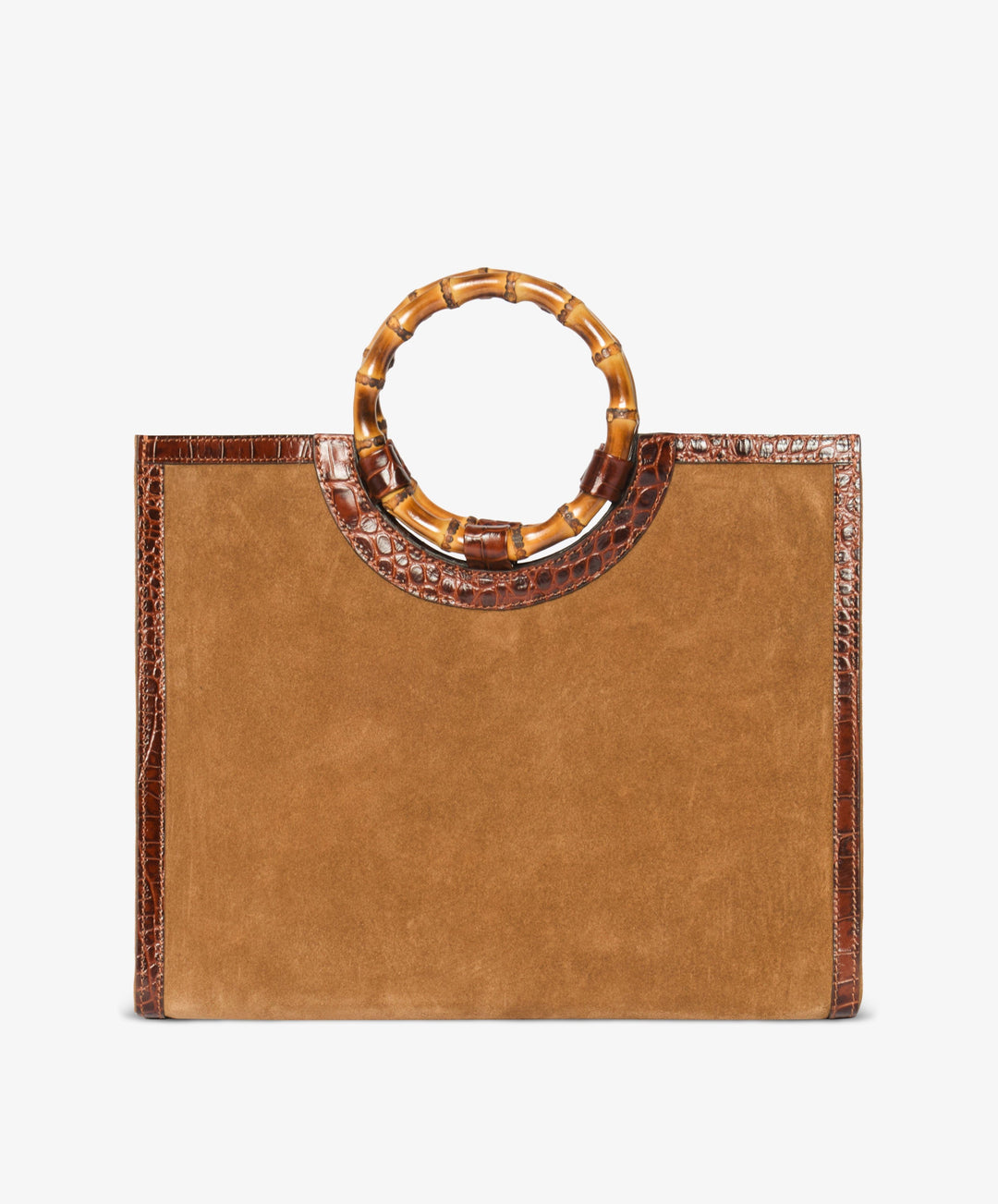 My Style Bags Personalised Bamboo Large Deluxe Handbag – Tobacco Brand Handbag