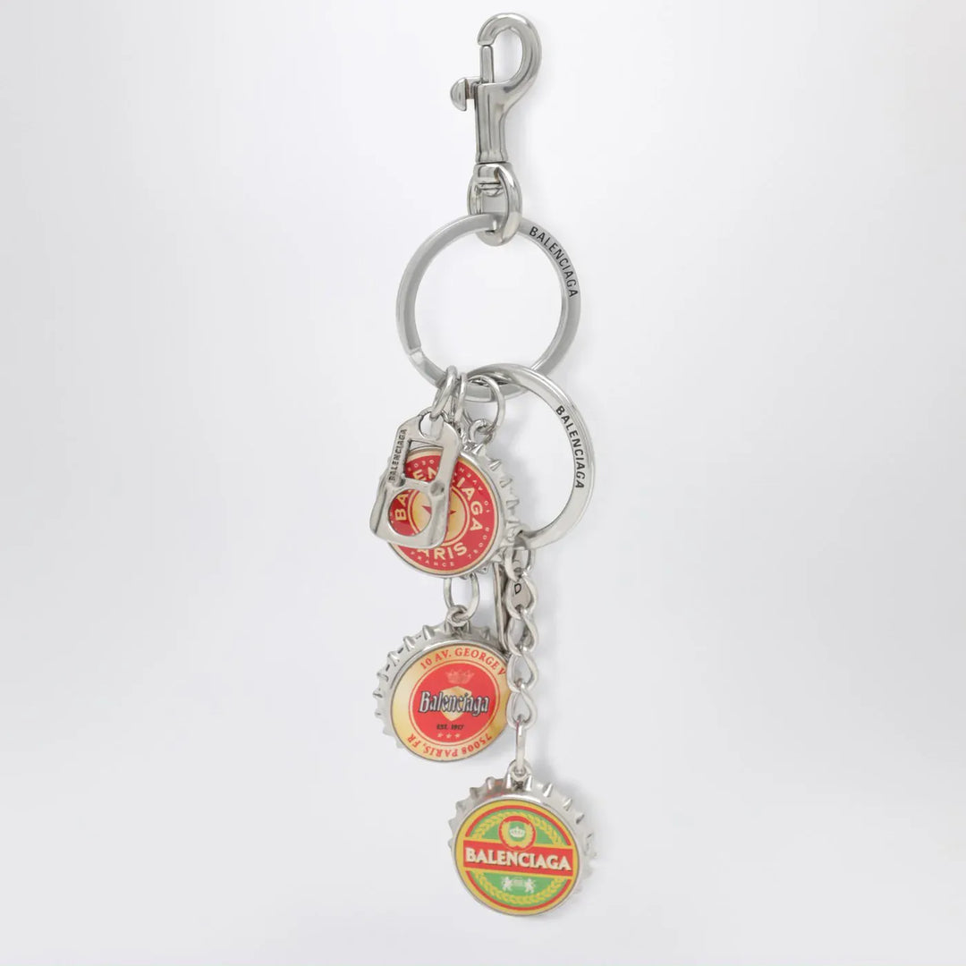 Balenciaga - Logo bottle cap keyring charm Brand Hats TU