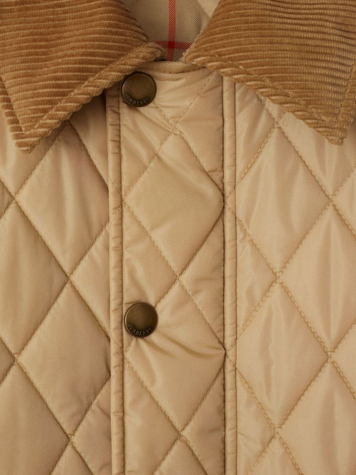 Burberry Jackets Burberry Jackets Beige Burberry Beige Quilted Jacket – Corduroy Collar & Timeless Style | ILG Brand