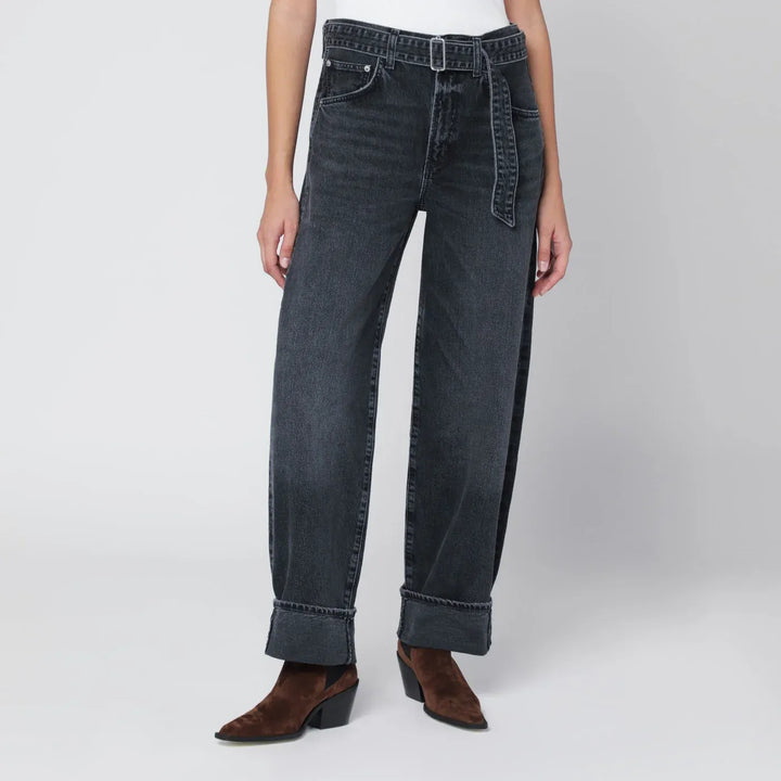 AGOLDE - Jeans Cuffer Taper grey washed effect Brand Jeans 24