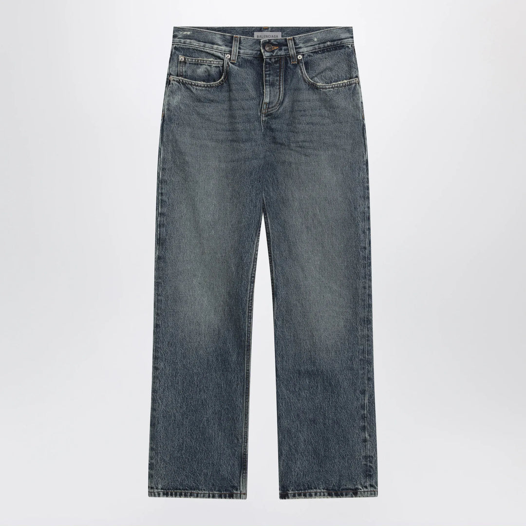 Balenciaga - Vintage blue jeans with worn effect Brand Jeans 25