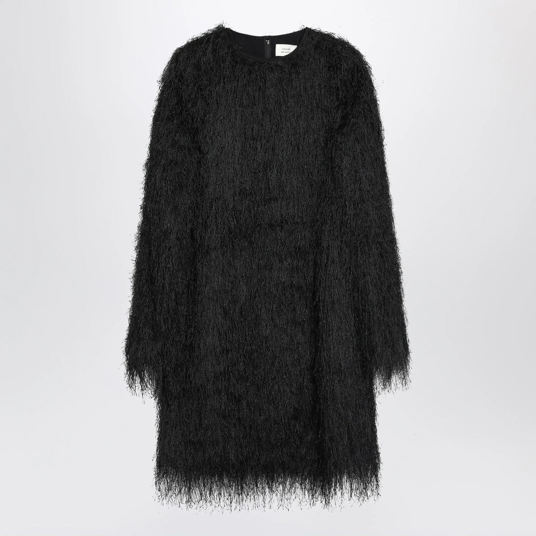 LouLou De Saison - Black Tina fringed dress Brand Jewelry S