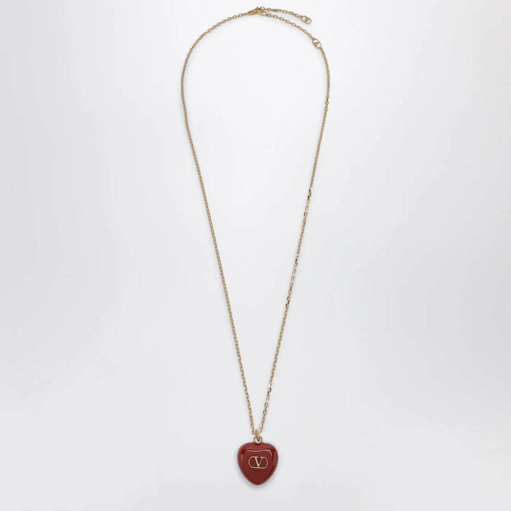 Valentino Garavani - Coeur Royal red necklace Brand Jewelry TU