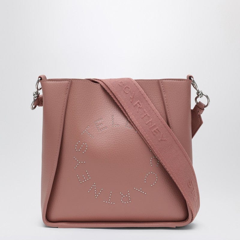 Luggage Stella McCartney - Square pink crossbody bag with logo - One size Brand