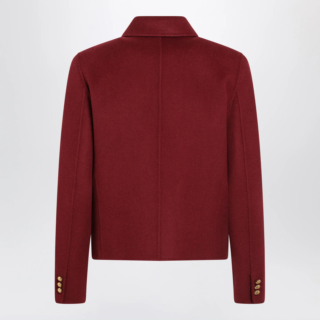 Max Mara Studio - Jacket in ruby wool and cashmere Brand 40  IT