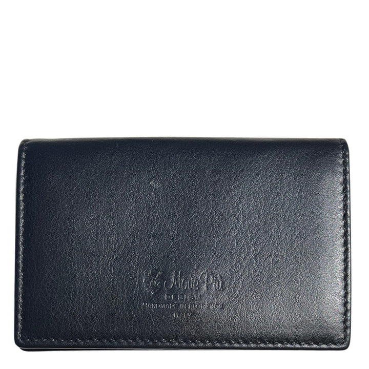 Italian Luxury Group Men's Wallet Small Italian Leather Wallet Black Brand