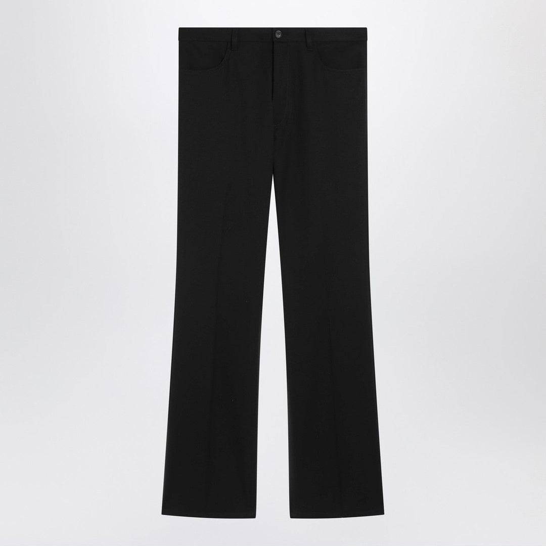 Pants 50 IT Balenciaga - Black regular fit tailored trousers Brand