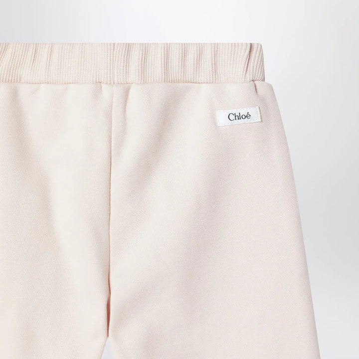 Chloé - Petal pink cotton trousers Brand Pants