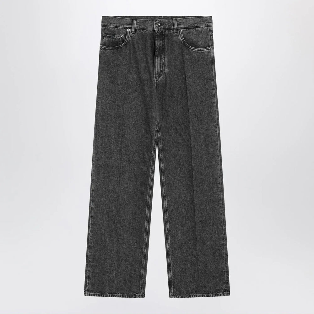 Dolce&Gabbana - Black washed over jeans Brand Pants 50 IT
